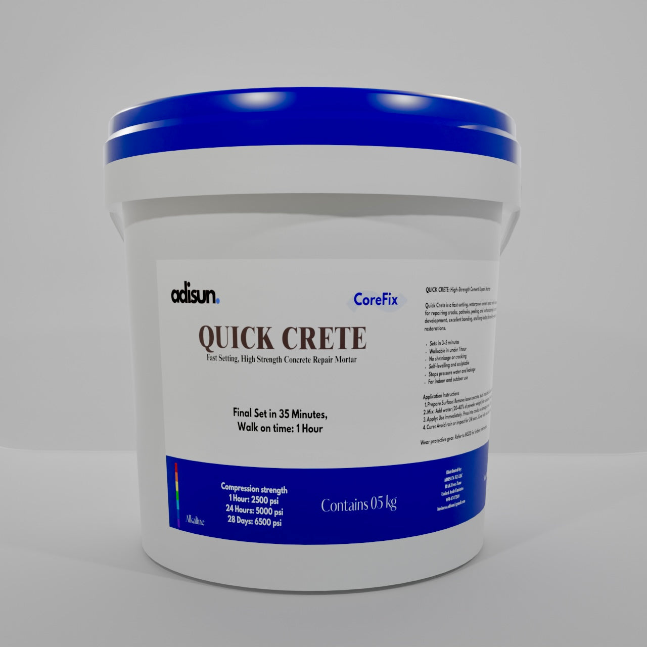 QUICK CRETE: Rapid Concrete Restoration and Waterproofing